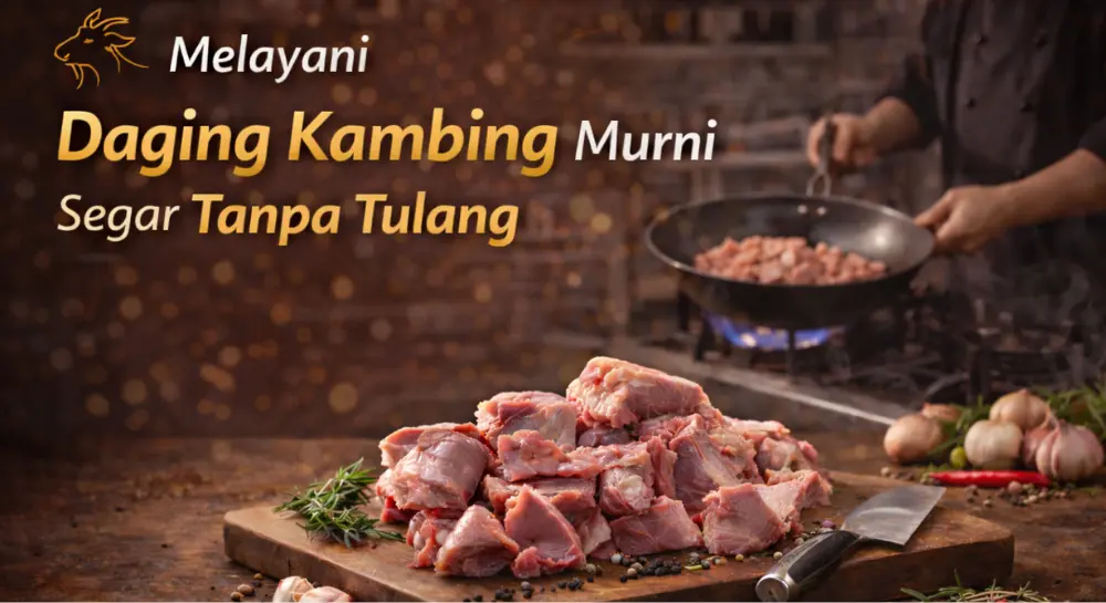 Jual daging kambing murni dan segar