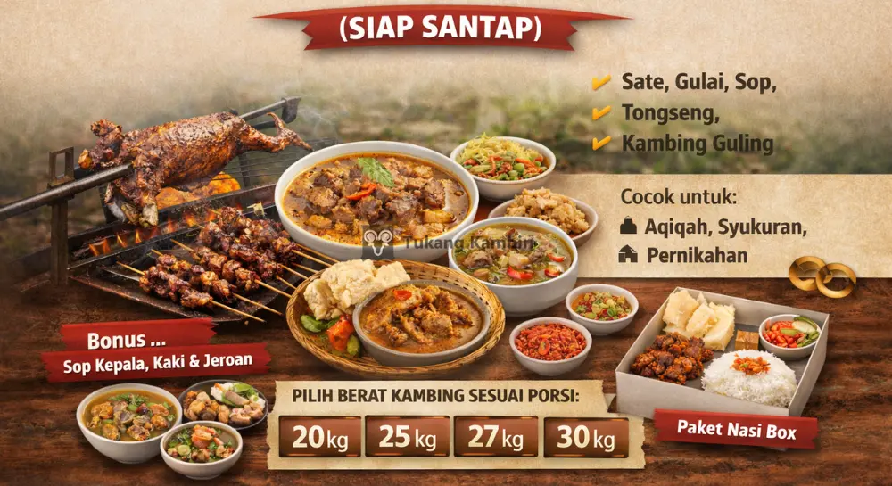 Jual Masakan Kambing Untuk Pesta, dan Aqiqah